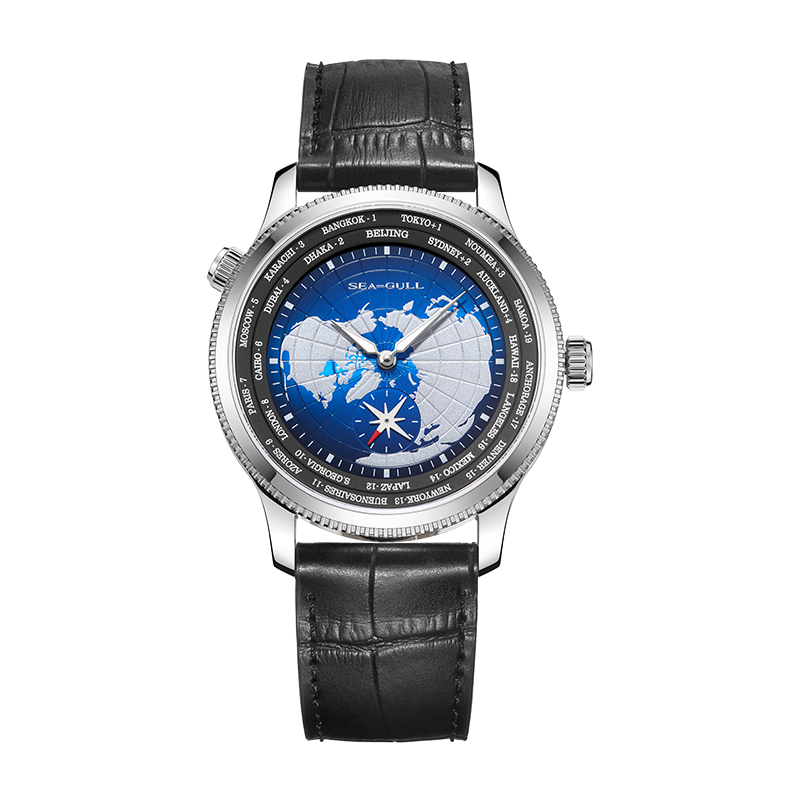 GMT Watch | World Time | Sub Second Dial | 41mm