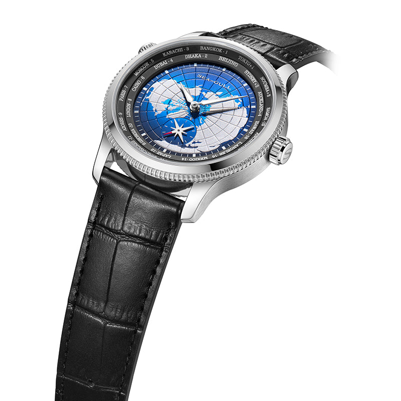 GMT Watch | World Time | Sub Second Dial | 41mm