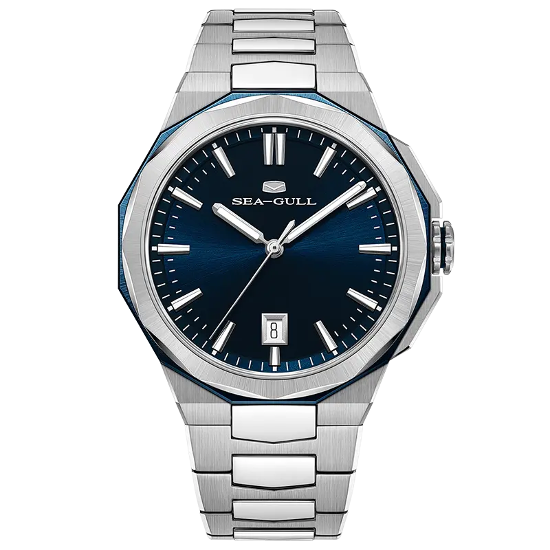 Business | Calendar | Stainless Steel Strap | Luminous | 40mm Sea-Gull