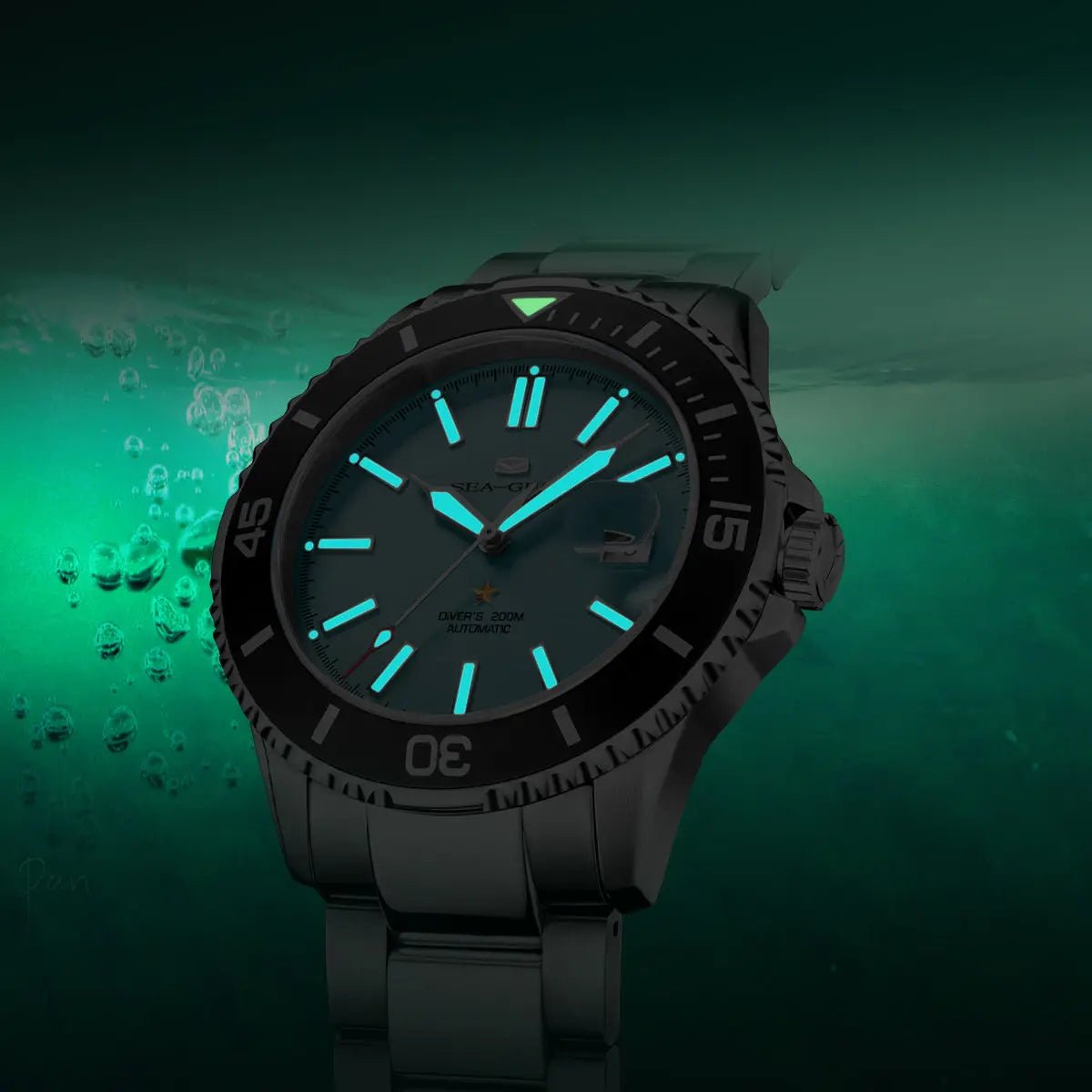 Serie Ocean | Calendario | Luminoso | Impermeabile 200m | 44mm Sea-Gull