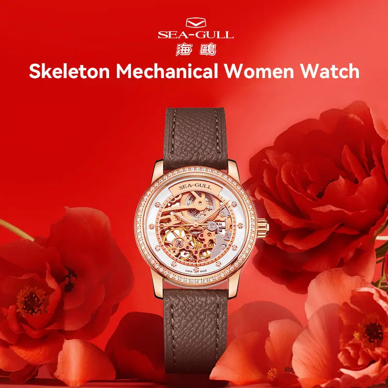 Elegant | Skeleton | Fashion | 34mm Sea-Gull
