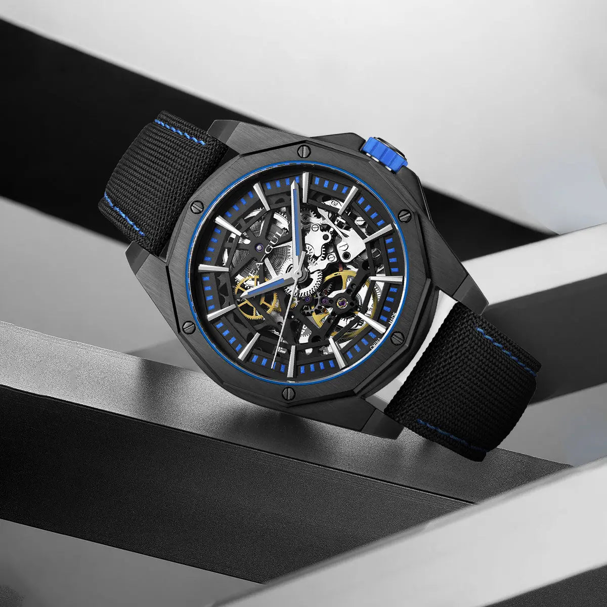 Straßenoberhaupt-Serie | Voller Skelett | Leuchtend | 43mm