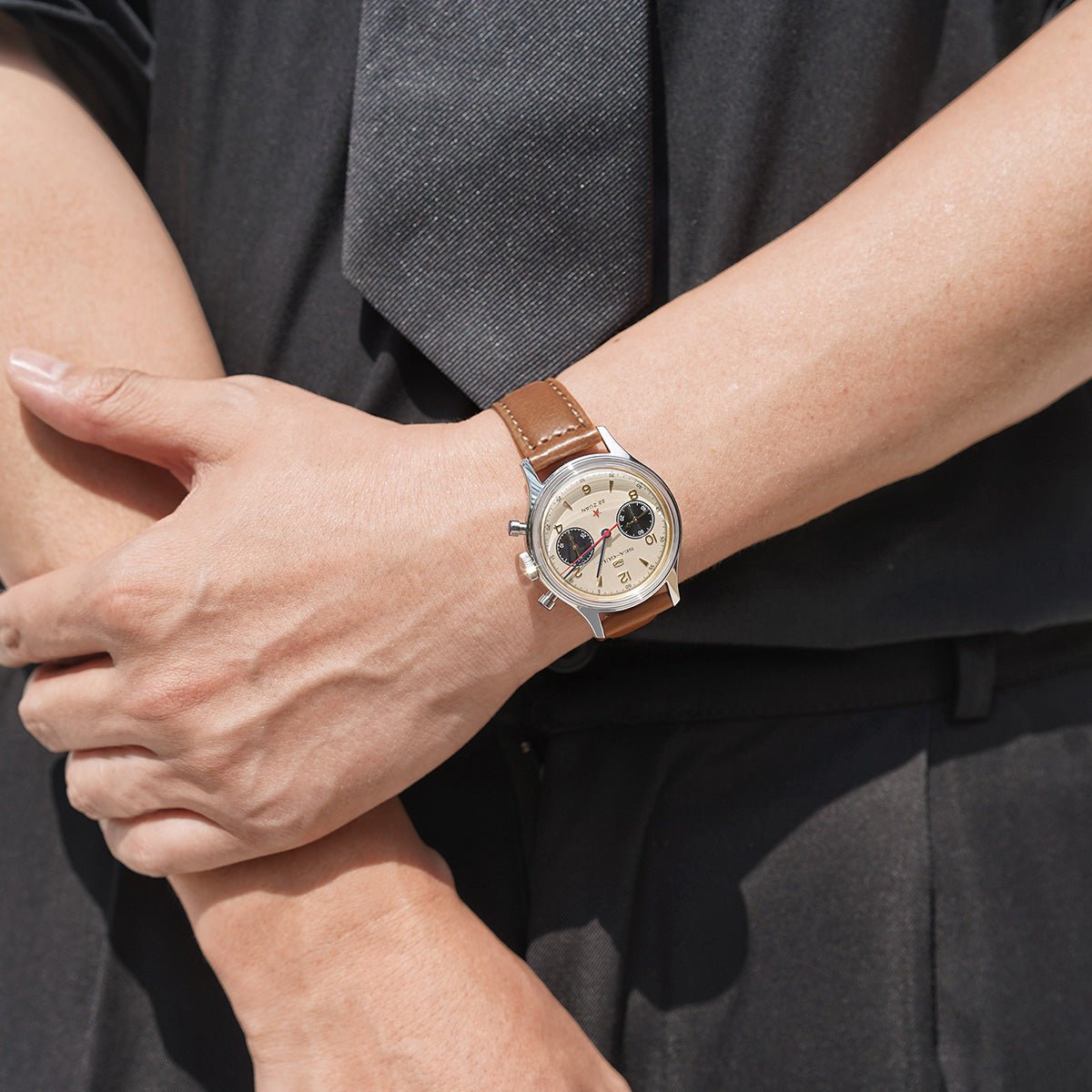 Seagull 1963 Series | Polar Night Edition | Panda Eye | Vintage Chronograph | 37.3mm - Sea-Gull Watch Official Store