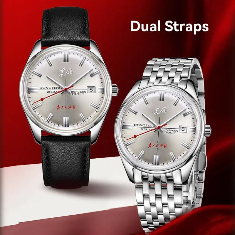 Serie Dongfeng | Doppio cinturino | Vintage | Calendario | 38 mm Sea-Gull