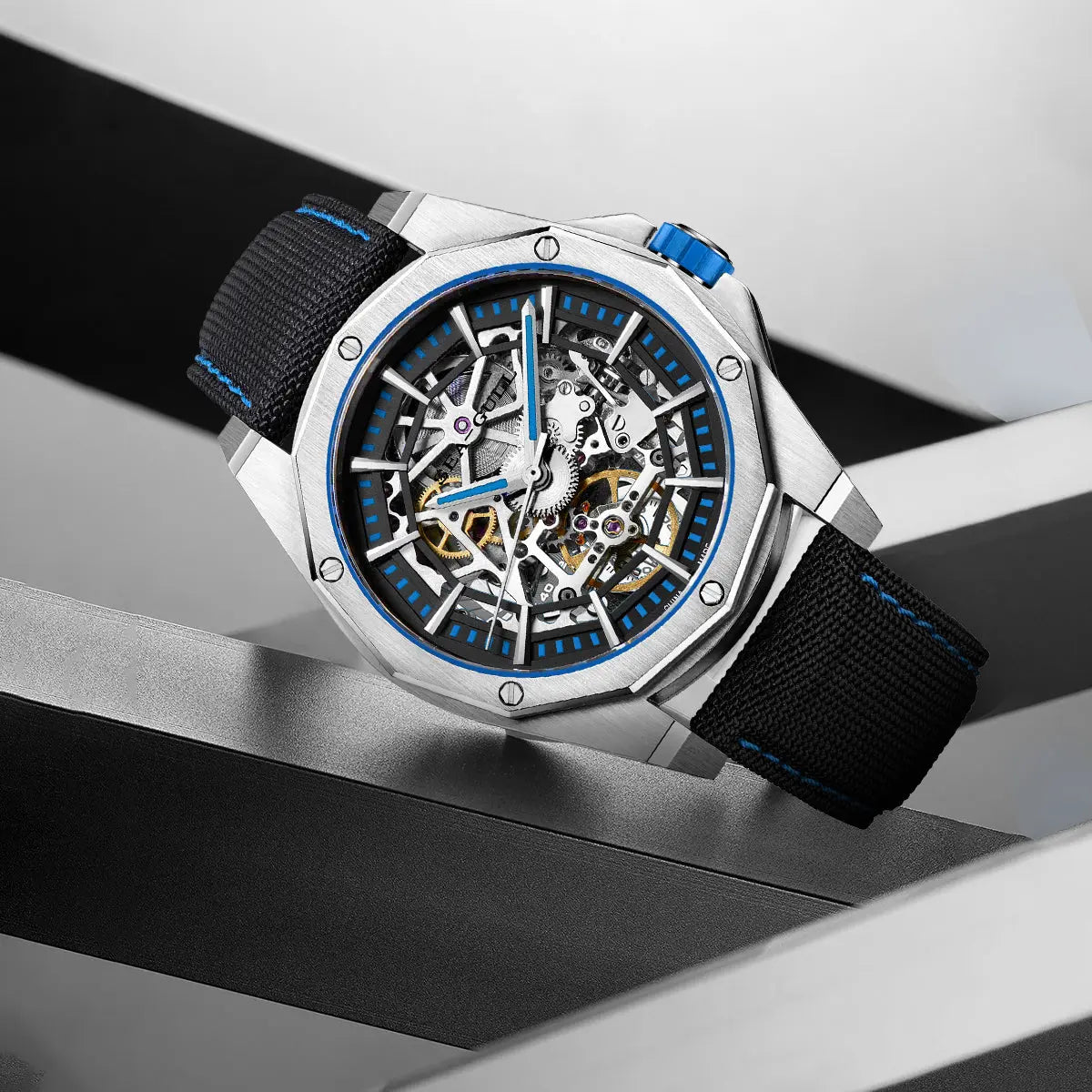 Straßenoberhaupt-Serie | Voller Skelett | Leuchtend | 43mm