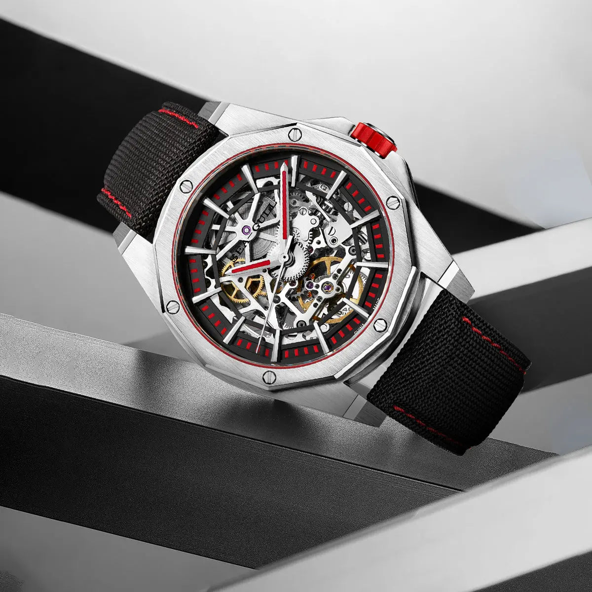 Straßenoberhaupt-Serie | Voller Skelett | Leuchtend | 43mm