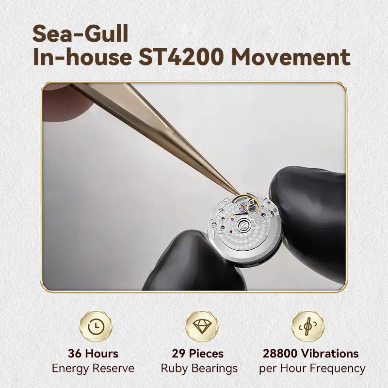 Five Stars | 70th Anniversary | Reissue Wuxing | Small Dial | 31mm - Sea-Gull Watch Official Store