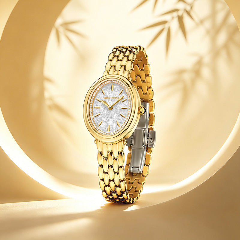 18K Gold Zircon-set | Automatic | Women's Watch | 25mm