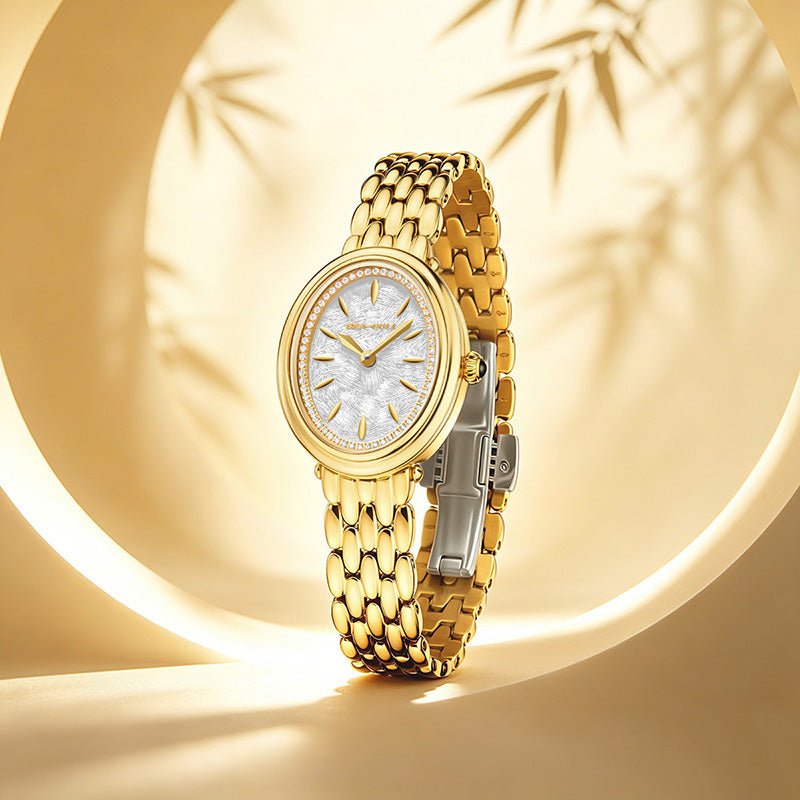 18K Gold Zircon-set | Automatic | Women's Watch | 25mm - Sea-Gull Watch Official Store