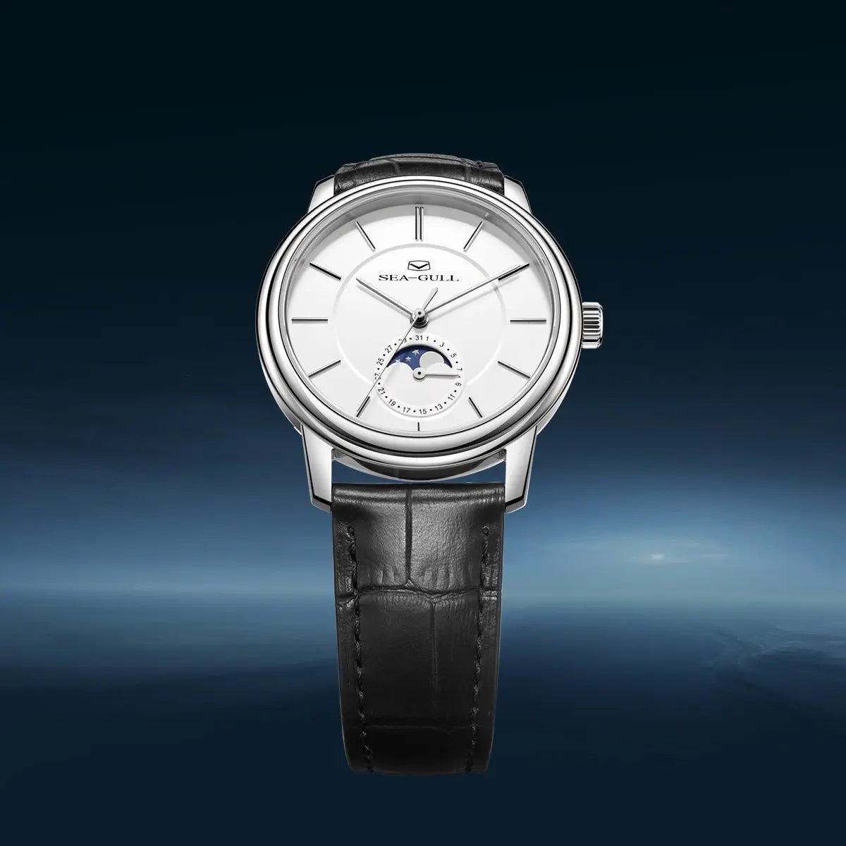 Moon Phase | Sub-dial | Business | Ultra-thin | 38mm - Sea-Gull Watch Official Store