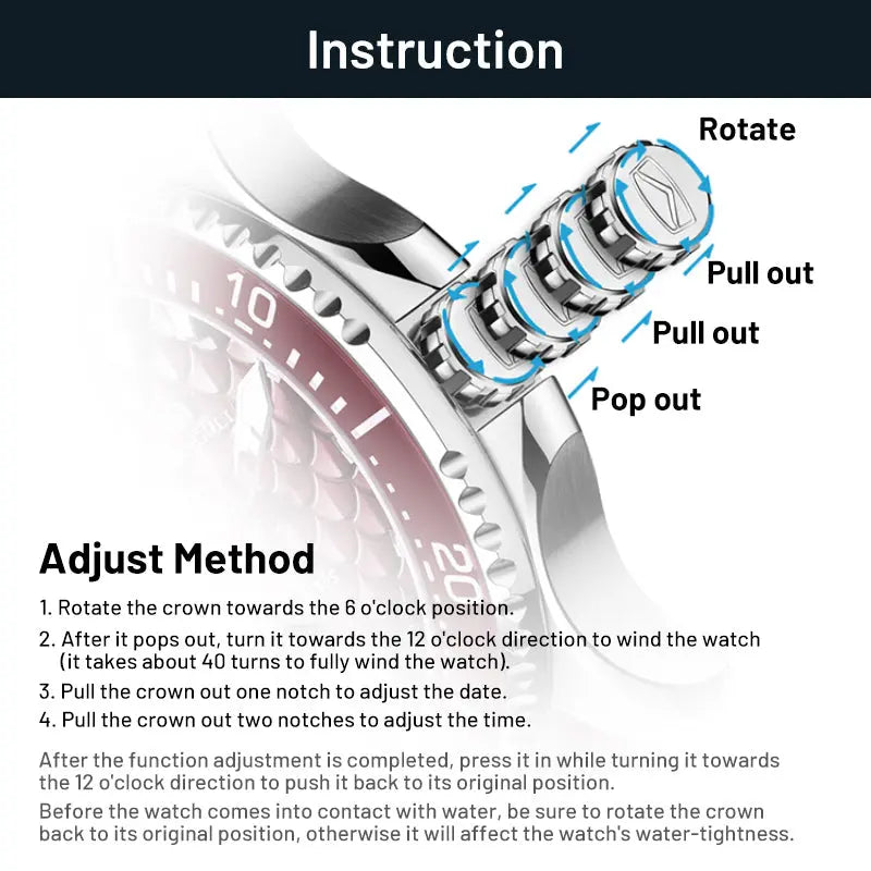 Ocean Series | Dragon Kings of the Four Seas | Dive | Dual Strap | 44mm Sea-Gull