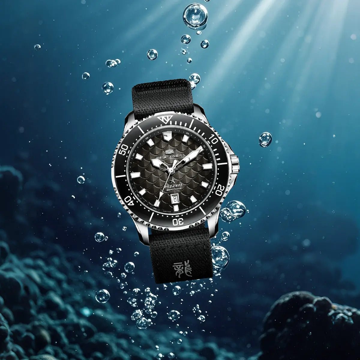 Ocean Series | Dragon Kings of the Four Seas | Dive | Dual Strap | 44mm - Sea-Gull Watch Official Store