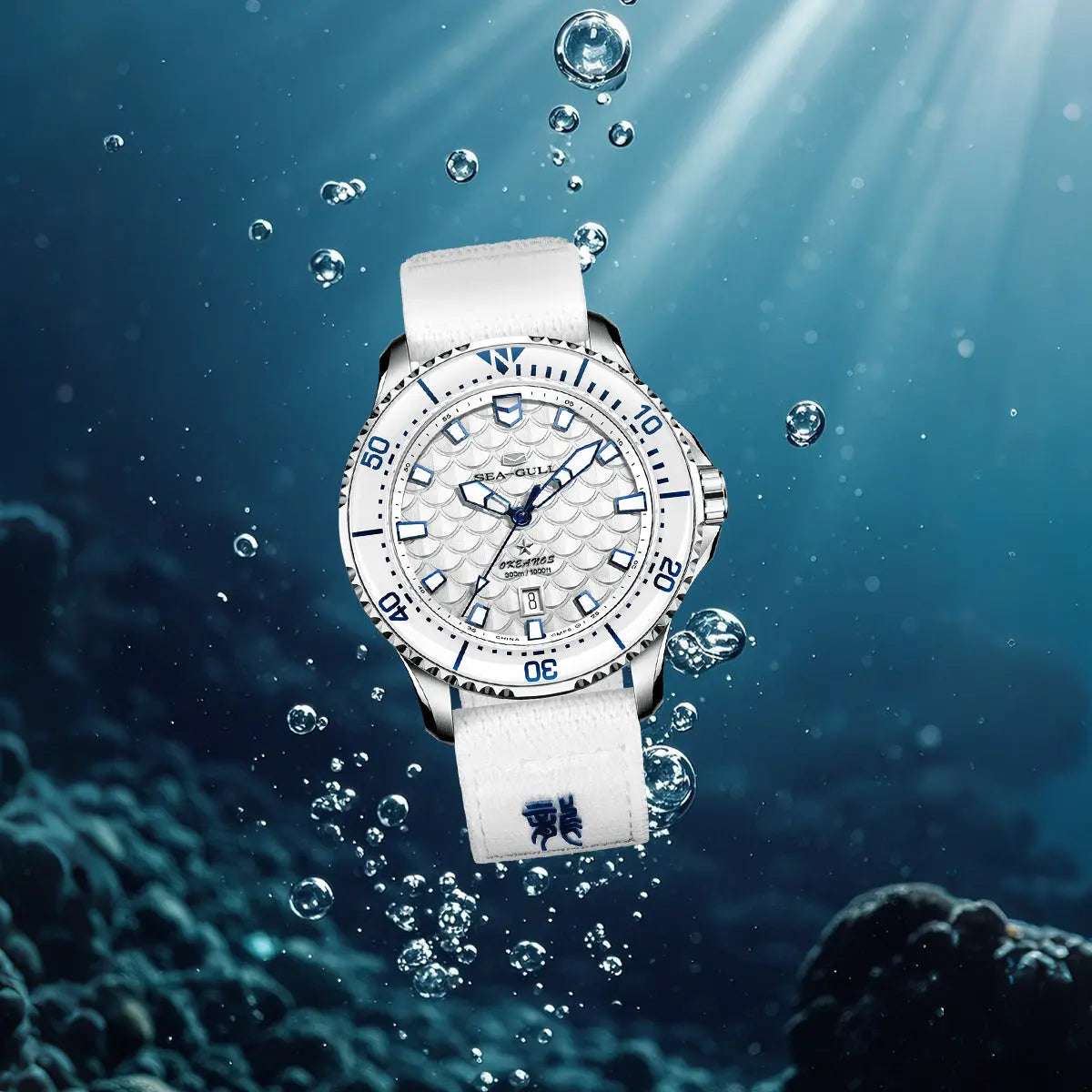 Ocean Series | Dragon Kings of the Four Seas | Dive | Dual Strap | 44mm Sea-Gull