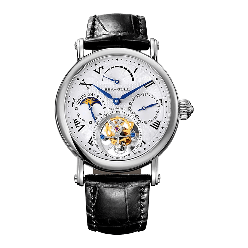 Eccentric Tourbillon | Heritage Series | Moon Phase | Calendar | Energy Indicator | 39mm - Sea-Gull Watch Official Store