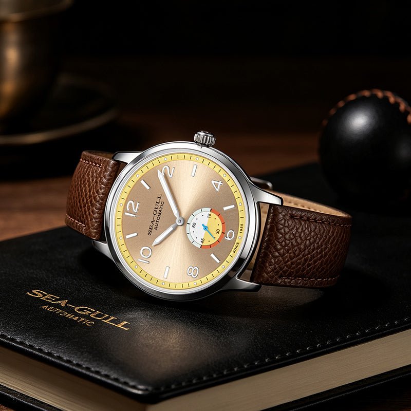 Bauhaus | Small Second | Horizon Sunburst | 40mm - Sea-Gull Watch Official Store