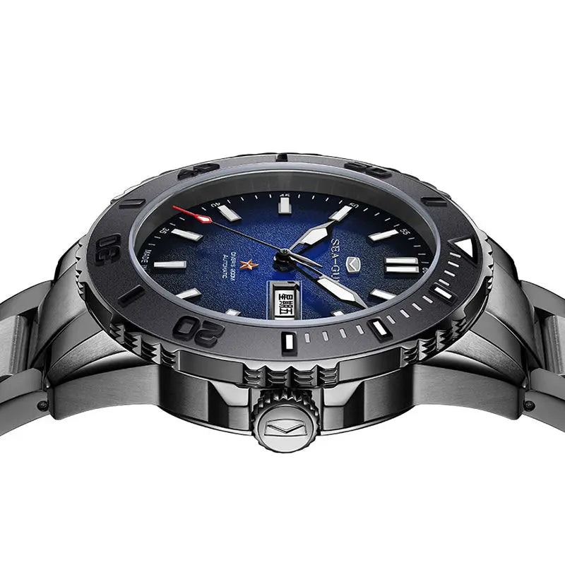 Ocean Series | Ceramic Bezel | Dual Calendar | 200m Waterproof | 44mm Sea-Gull