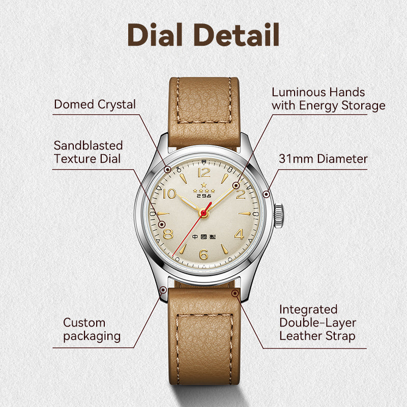 Five Stars | 70th Anniversary | Reissue Wuxing | Small Dial | 31mm Sea-Gull