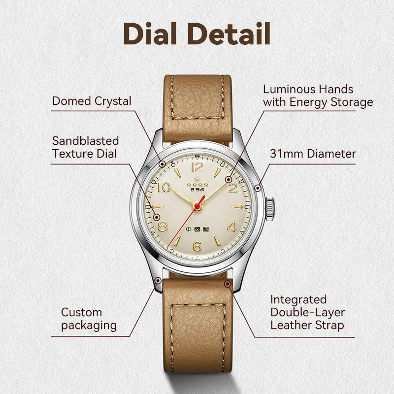 Five Stars | 70th Anniversary | Reissue Wuxing | Small Dial | 31mm Sea-Gull