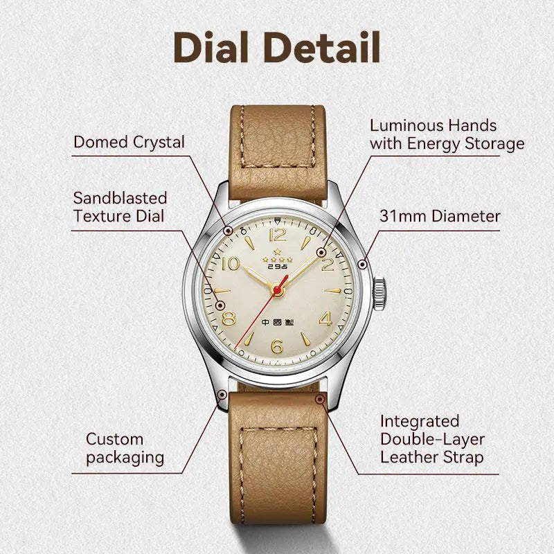 Five Stars | 70th Anniversary | Reissue Wuxing | Small Dial | 31mm - Sea-Gull Watch Official Store