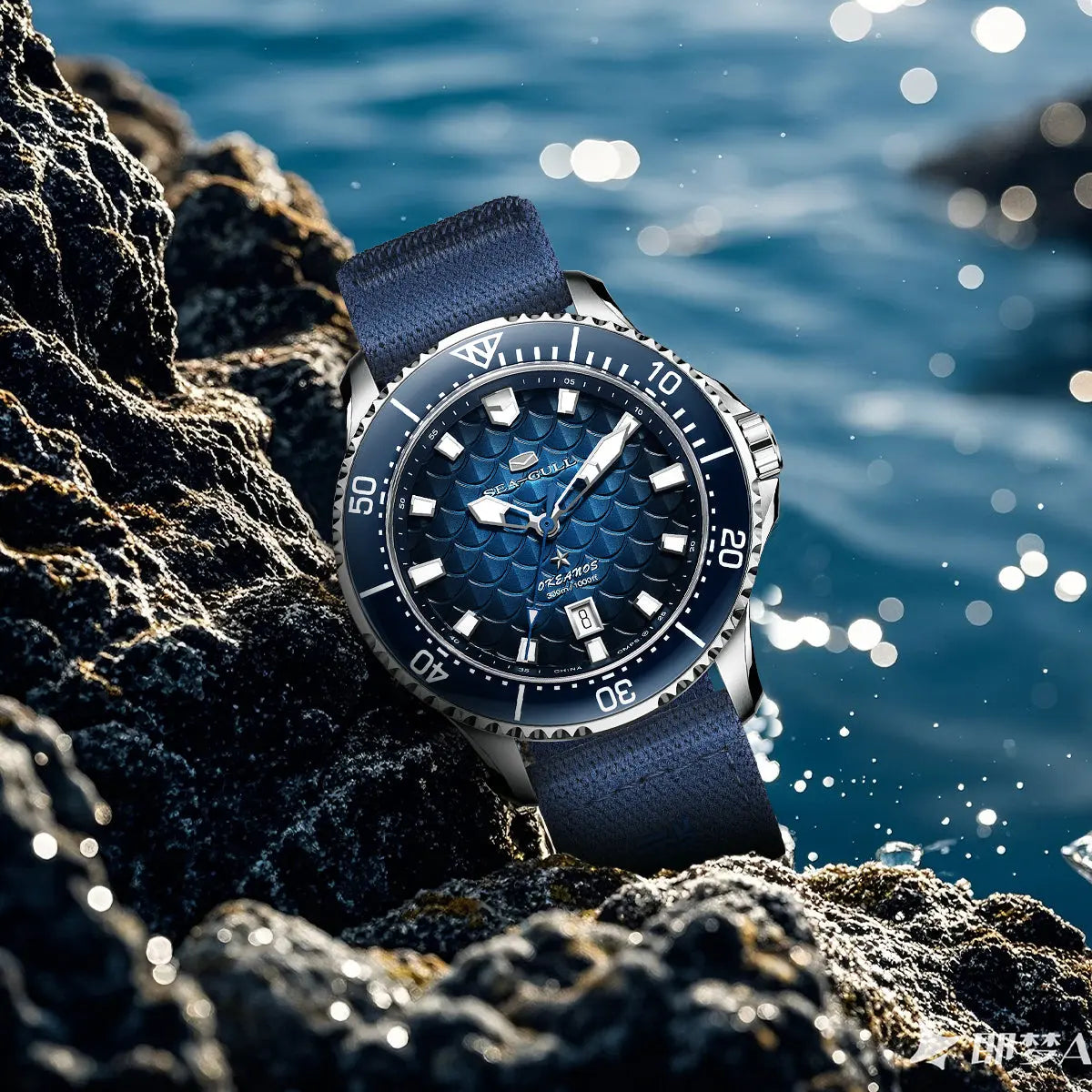 Ocean Series | Dragon Kings of the Four Seas | Dive | Dual Strap | 44mm Sea-Gull