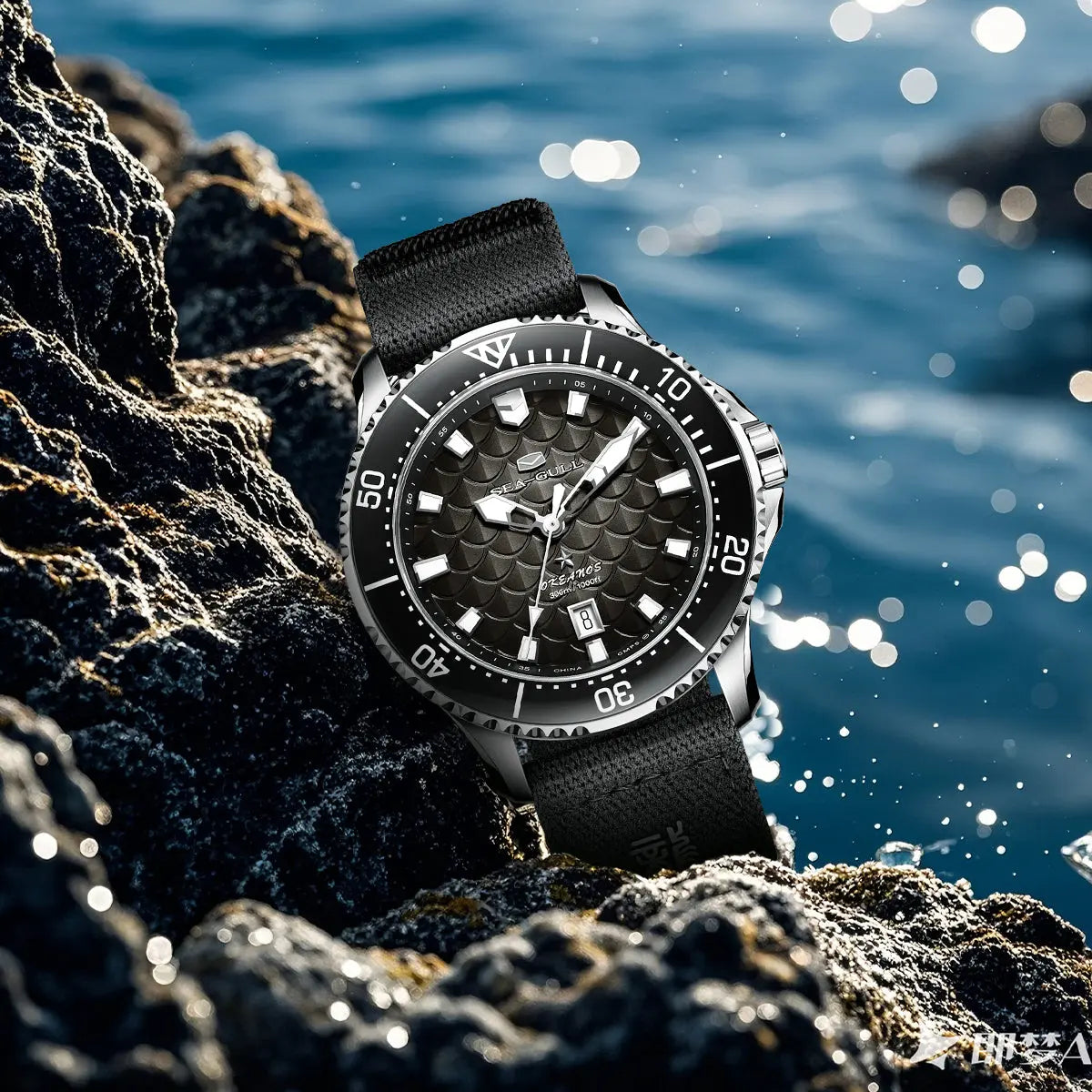 Ocean Series | Dragon Kings of the Four Seas | Dive | Dual Strap | 44mm Sea-Gull