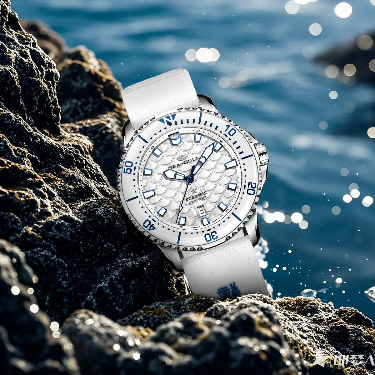 Ocean Series | Dragon Kings of the Four Seas | Dive | Dual Strap | 44mm Sea-Gull