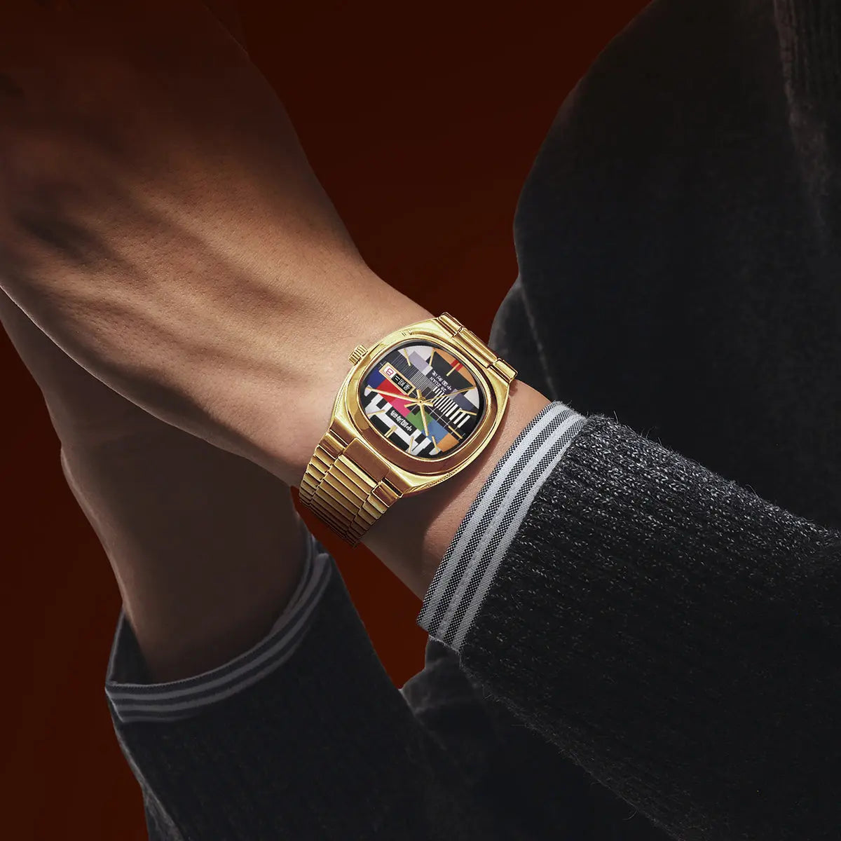 Vintage | TV Dial | Tonneau | Golden Case | 36mm/32mm Sea-Gull