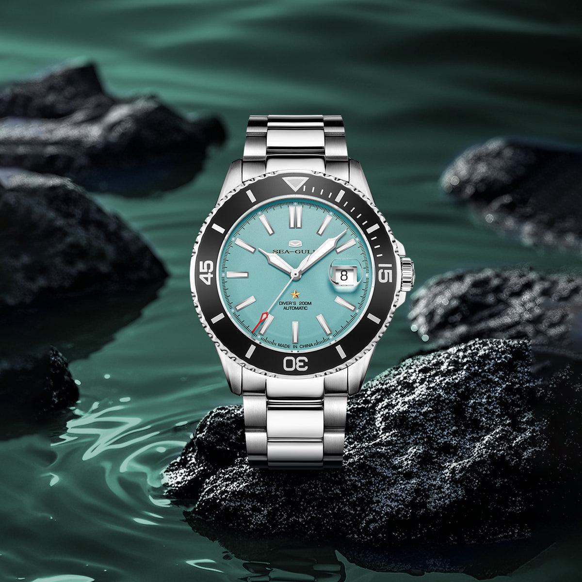 Ocean Series | Calendar | Luminous | 200m Waterproof | 44mm Sea-Gull