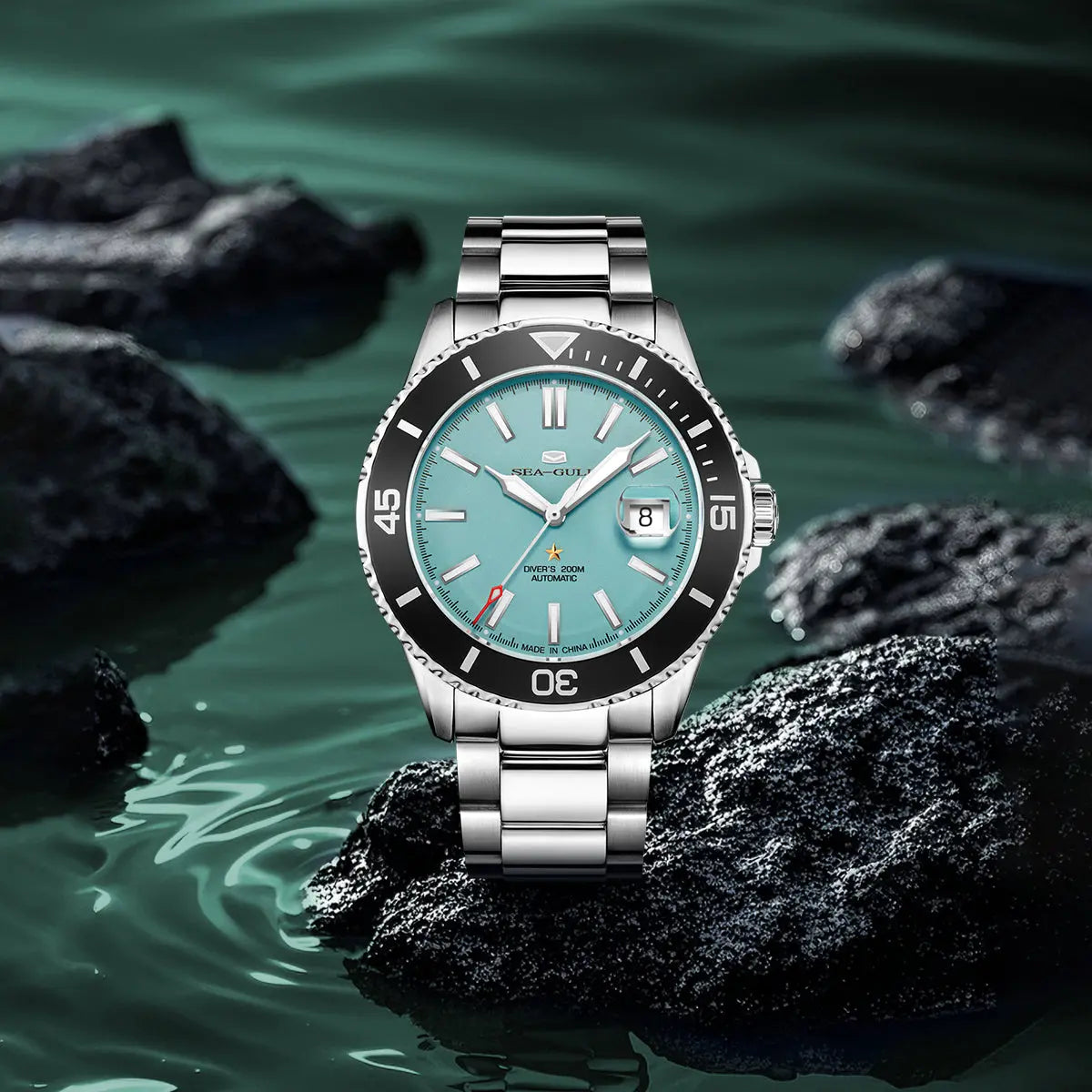 Ocean Series | Calendar | Luminous | 200m Waterproof | 44mm Sea-Gull