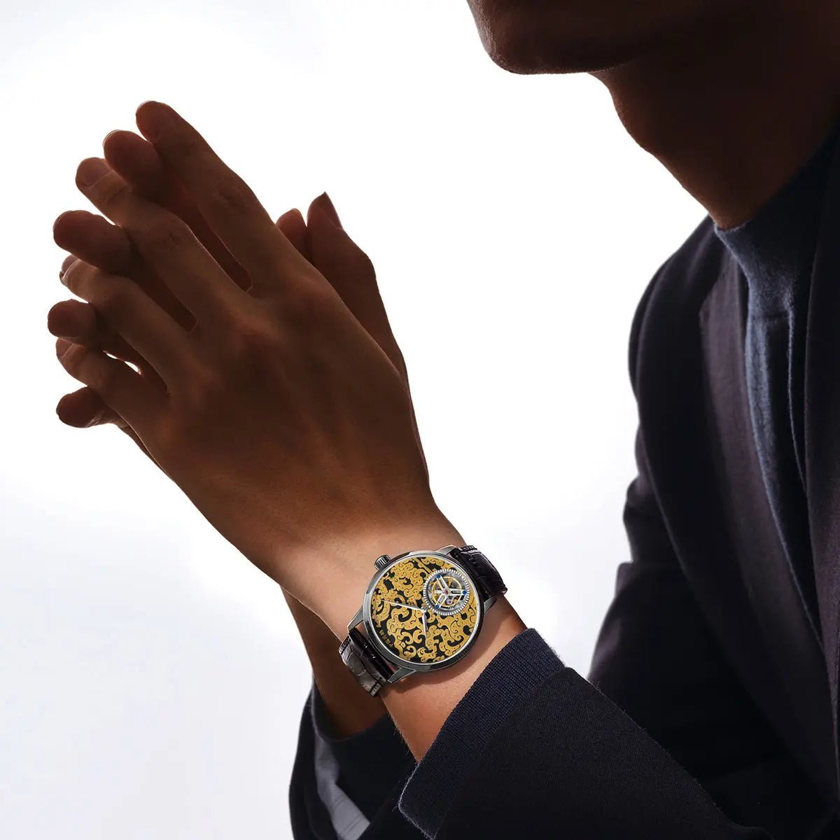 Tourbillon | Heritage Series | Damascening | Dragon Pattern | Limited Edition | 41mm - Sea-Gull Watch Official Store