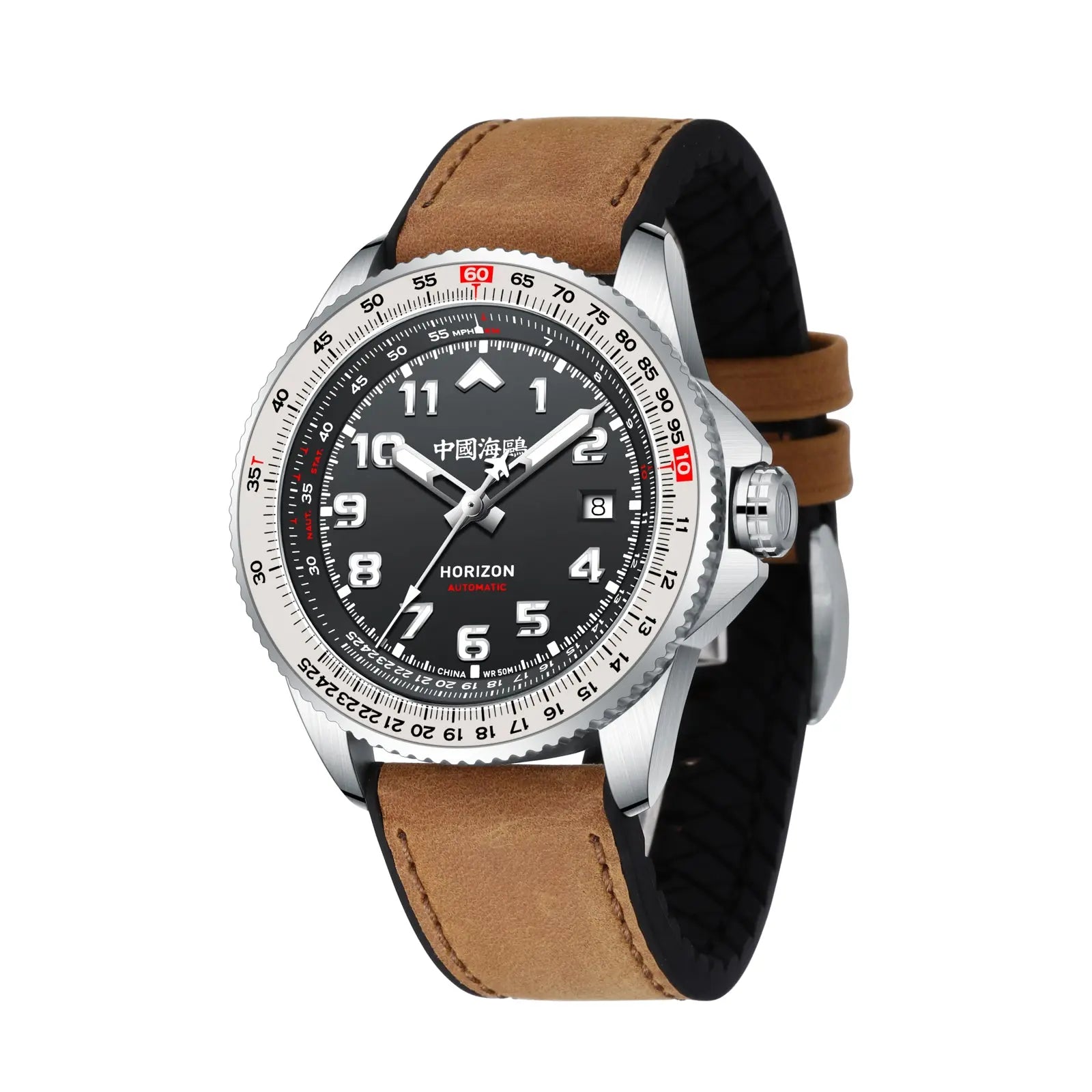 Sky Series | Tachymeter | Pilot | Luminous | 42.5mm Sea-Gull