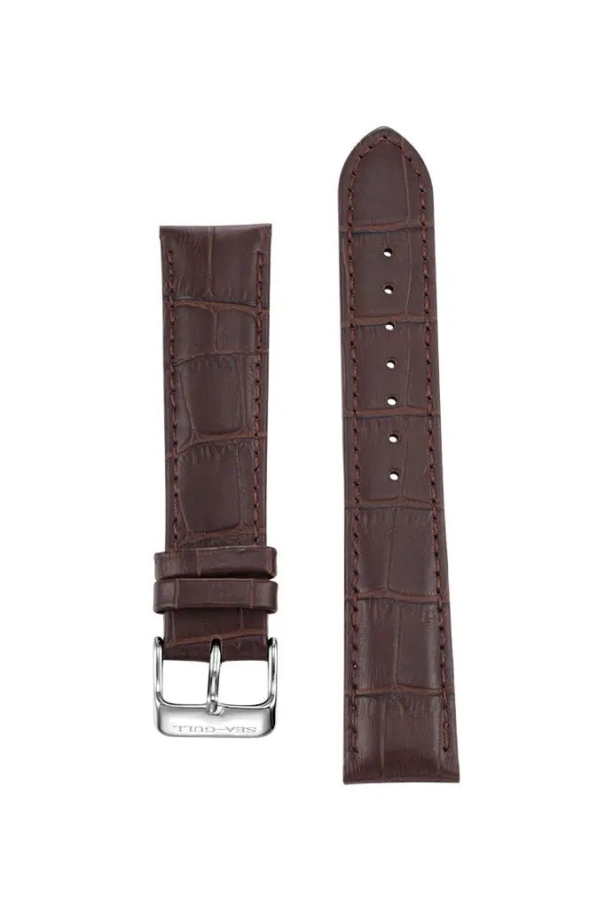 Leather Strap | Original | Pin Buckle | 16mm-22mm - Sea-Gull Watch Official Store