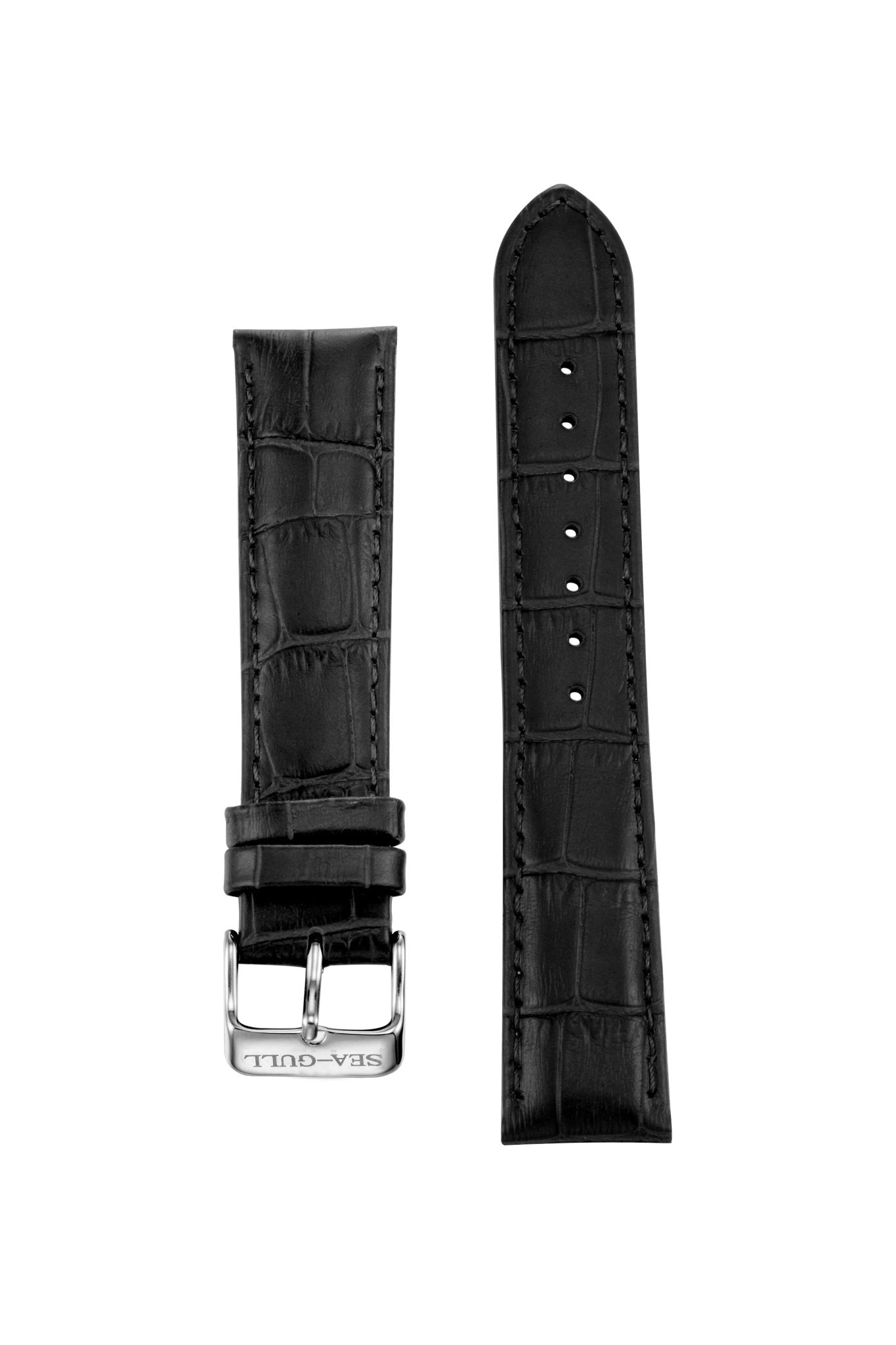 Leather Strap | Original | Pin Buckle | 16mm-22mm - Sea-Gull Watch Official Store