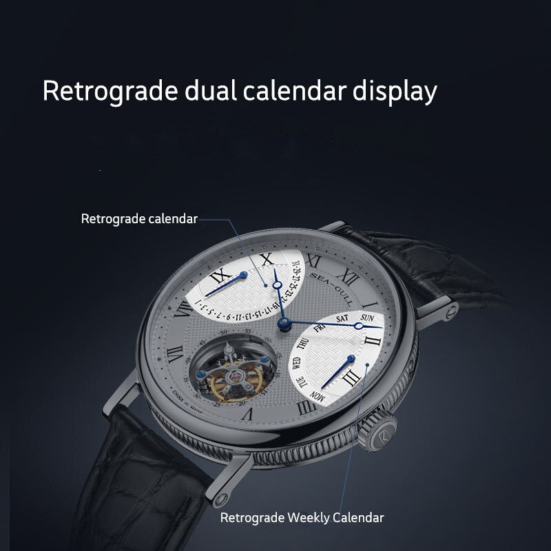 Tourbillon | Serie Heritage | Business | Calendario Completo | 41mm