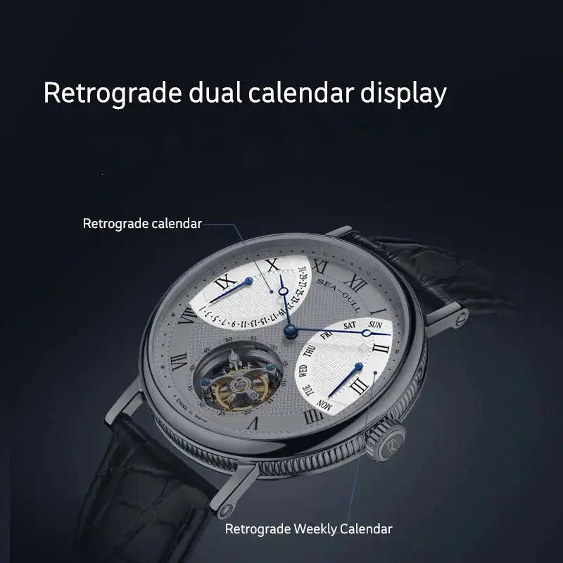 Tourbillon | Heritage Series | Business | Complete Calendar | 41mm - Sea-Gull Watch Official Store
