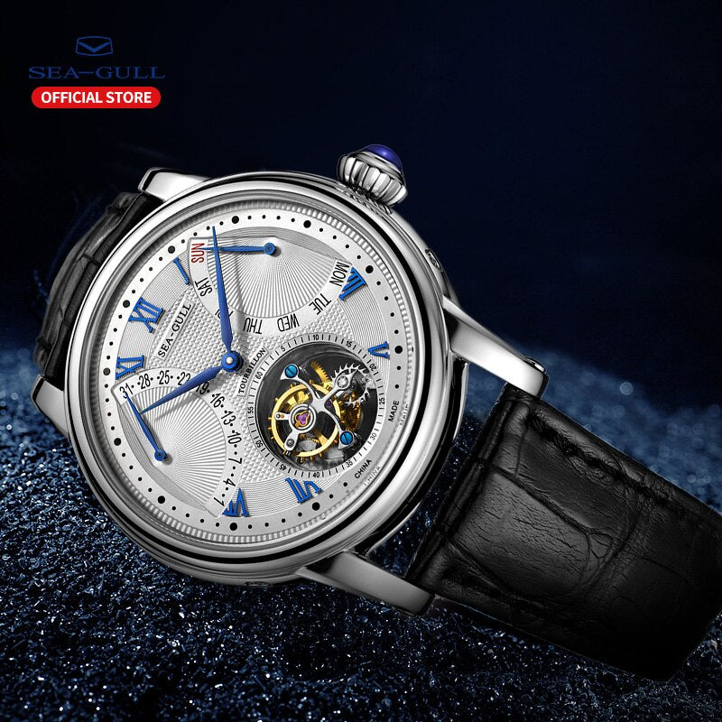 Tourbillon | Heritage Series | Complete Calendar | Roman Numeral | 43mm Sea-Gull