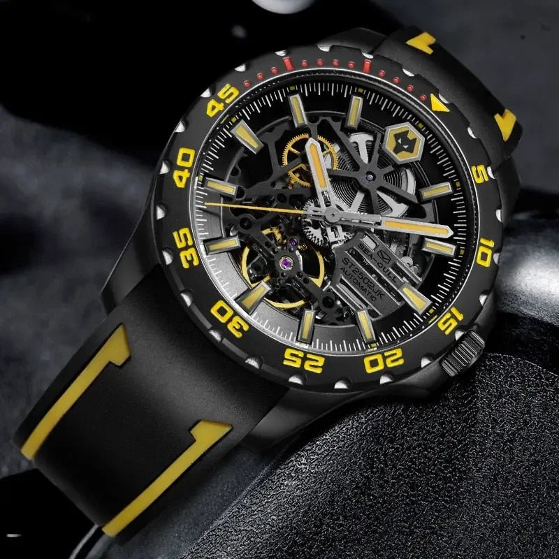 Wolves Club Collaboration | Skeleton Automatic | Luminous | 44mm - Sea-Gull Watch Official Store
