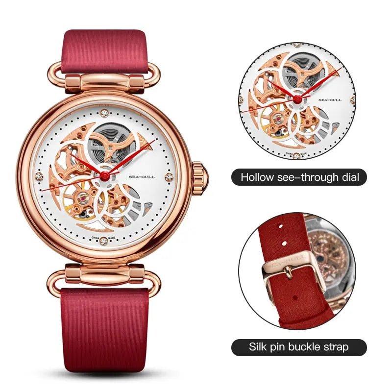 Skeleton | Fashion | Roman Numeral | Multicolor | 38mm - Sea-Gull Watch Official Store