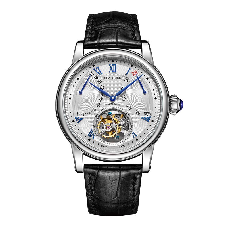 Tourbillon | Heritage-Serie | Vollkalender | Römische Ziffern | 43mm