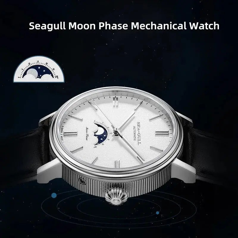 Moon Phase | Simple | 41mm Sea-Gull