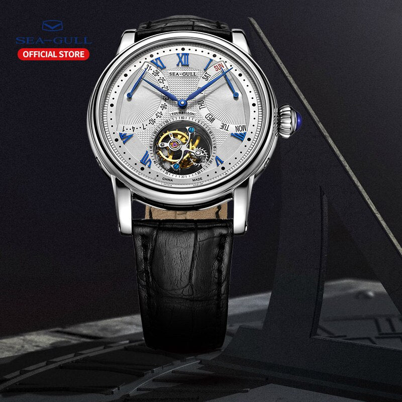Tourbillon | Heritage Series | Complete Calendar | Roman Numeral | 43mm Sea-Gull