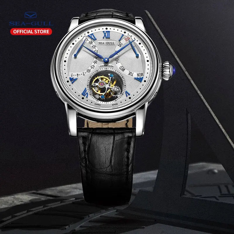 Tourbillon | Heritage Series | Complete Calendar | Roman Numeral | 43mm Sea-Gull