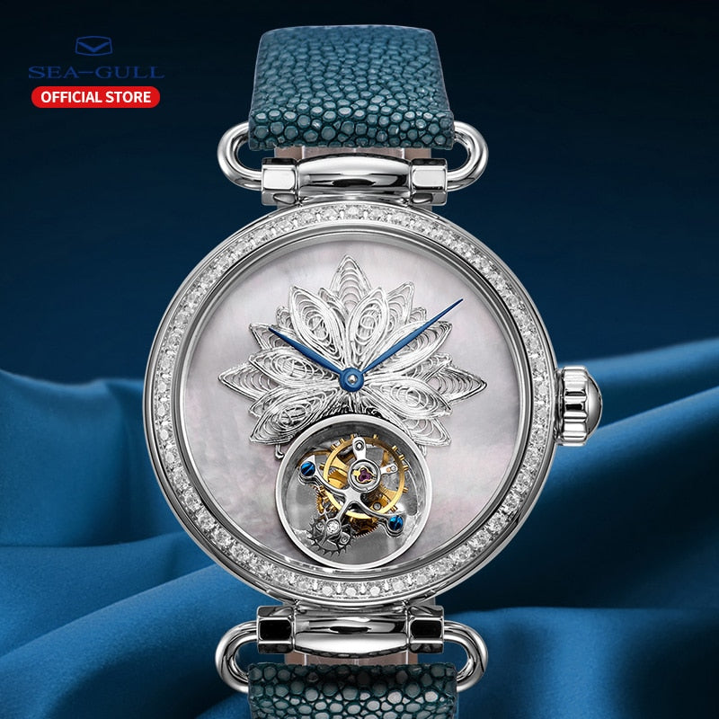 Tourbillon | Artist Series | Filigree | Mother-of-Pearl Dial | 39mm Sea-Gull