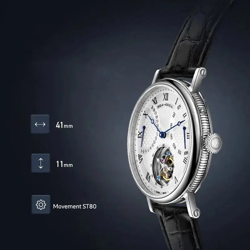 Tourbillon | Heritage Series | Business | Complete Calendar | 41mm Sea-Gull