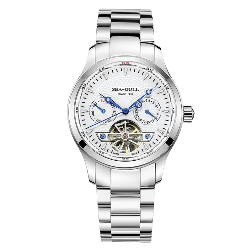 Master Series | Complete Calendar | Open Heart Legend | Week Display | 39mm - Sea-Gull Watch Official Store