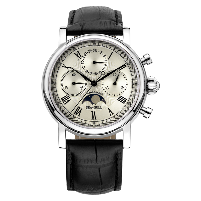 Master Series | Moon Phase | Chronograph | Complete Calendar | 41mm Sea-Gull