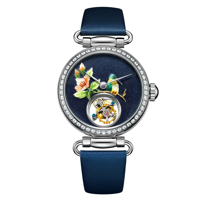 Eccentric Tourbillon | Embroidered Dial | Heritage Series | 39mm Sea-Gull
