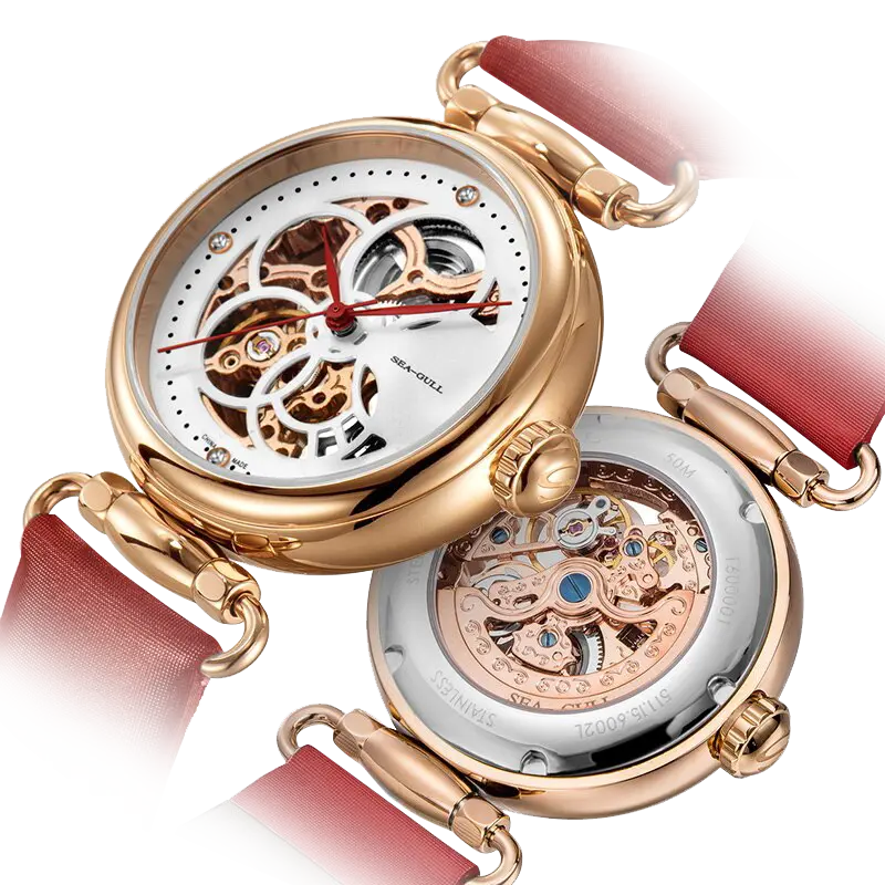 Skeleton|時尚|羅馬數字|多色|38mm Sea-Gull