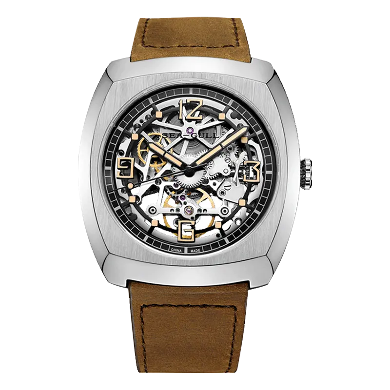 Tonneau | Skeleton | Luminous | 44mm Sea-Gull
