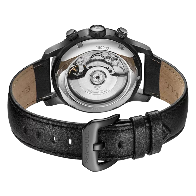 Pilot | Complete Calendar | Leather Strap | 43mm